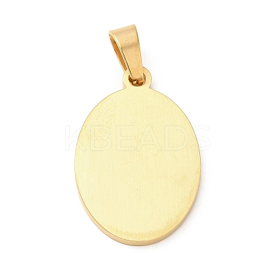 PVD Vacuum Plating 304 Stainless Steel Pendants STAS-E195-01G-1