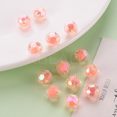 Transparent Acrylic Beads LS-TACR-S152-04B-SS2109-1