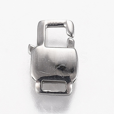 Tarnish Resistant Polished 316 Surgical Stainless Steel Lobster Claw Clasps STAS-Z013-07A-1