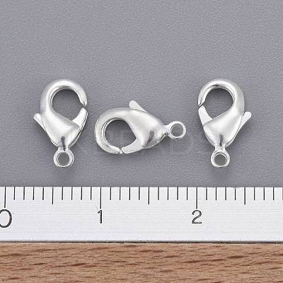 Brass Lobster Claw Clasps KK-901-S-NF-1