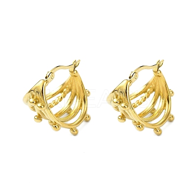 304 Stainless Steel Hoop Earrings LS-EJEW-K271-02H-G-1