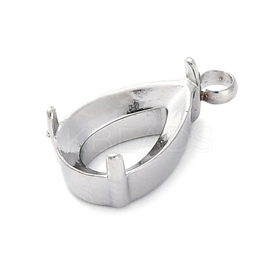 304 Stainless Steel Rhinestone Claw Settings STAS-U042-04A-P-1