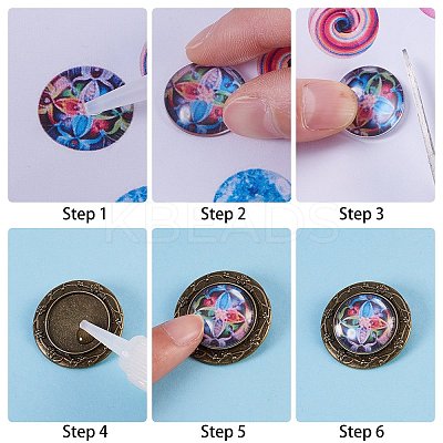 DIY Brooch Making DIY-SC0006-37-1