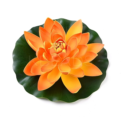 Artificial Plastic Lotus Flowers AJEW-WH0109-98C-04-1