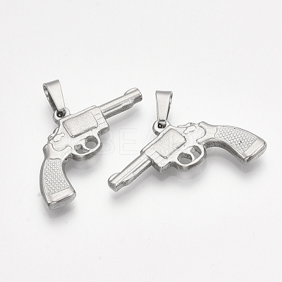 Non-Tarnish 304 Stainless Steel Pendants STAS-T045-31P-1