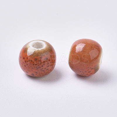 Handmade Porcelain Beads PORC-WH0002-05A-1