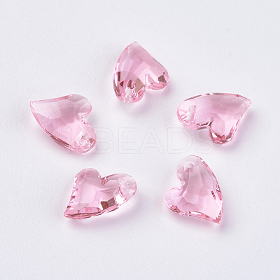 Transparent Acrylic Charms MACR-G055-11mm-26X-1