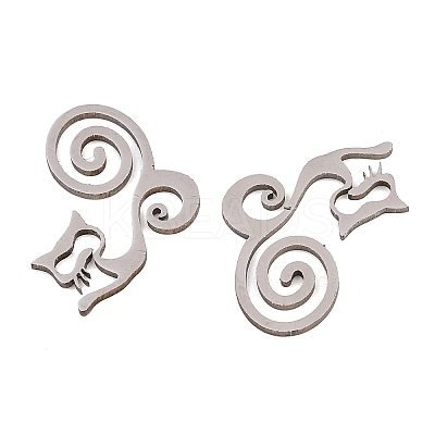201 Stainless Steel Pendants STAS-B135-10P-1