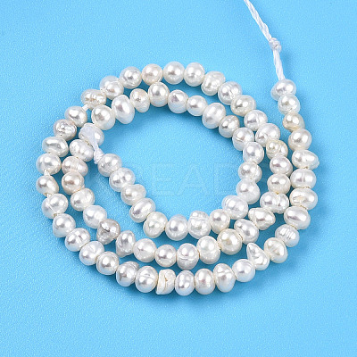 Natural Cultured Freshwater Pearl Beads Strands PEAR-N013-02I-01-1