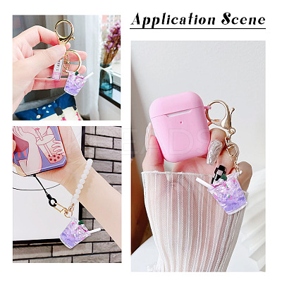 Transparent Resin Big Pendants LS-RESI-TAC0019-04D-1