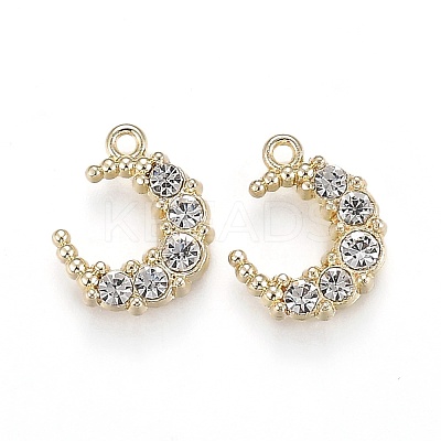 Alloy Jewelry Crystal Rhinestone Pendants PALLOY-Z001-22LG-1