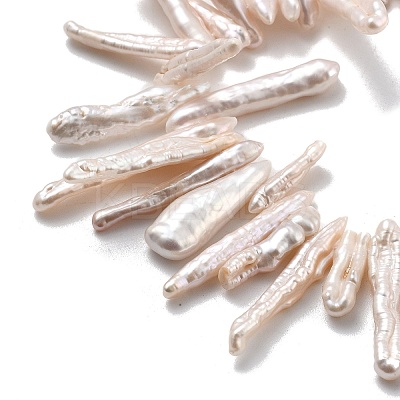 Natural Baroque Keshi Pearl Beads Strands PEAR-P064-02D-02B-1