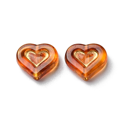 Imitation Amber Transparent Acrylic Beads X-MACR-D071-02D-1