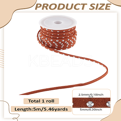 1 Roll Faux Suede Cord LW-LP0001-10B-1