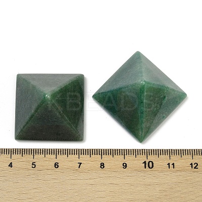 Natural Green Aventurine Orgonite Pyramid Display Decorations G-C186-07L-1
