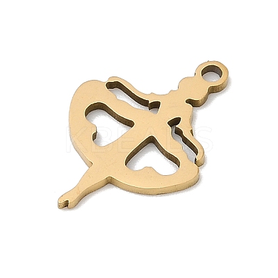 201 Stainless Steel Pendants STAS-F316-10G-1