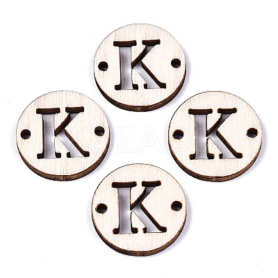 Unfinished Natural Poplar Wood Links Connectors WOOD-S045-140A-01K-1