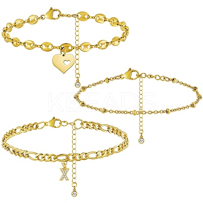 Anklets Sets AJEW-AN00383-24-1