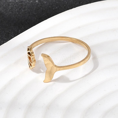 304 Stainless Steel Cuff Open Rings RJEW-H265-02G-1