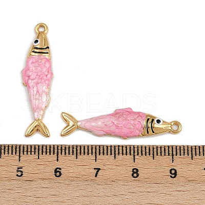 304 Stainless Steel Enamel Pendants STAS-P410-40D-01-1