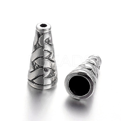 Tibetan Style Alloy Bead Cone LS-TIBEB-00821-AS-NR-1