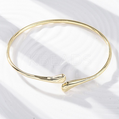 Alloy Arm Cuff Bangles Girl Women LS-AJEW-A063-02G-1