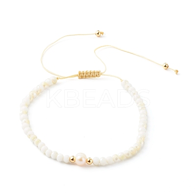 Adjustable Nylon Thread Braided Bead Bracelets BJEW-JB06450-01-1