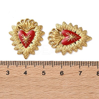304 Stainless Steel Enamel Pendants LS-STAS-P440-06G-01-1