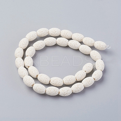 Natural Lava Rock Beads Strands G-F671-03A-01-1