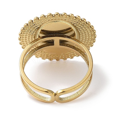 Ion Plating(IP) 304 Stainless Steel Ring RJEW-B059-03G-01-1