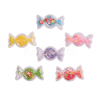30Pcs 6 Color Plastic with Resin and Polymer Clay Accessories KY-CJ0001-35-1