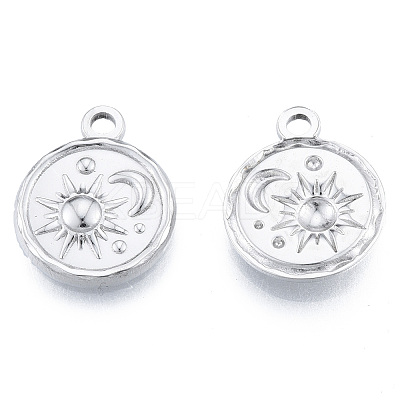 Non-Tarnish 201 Stainless Steel Pendants X-STAS-N098-182P-1