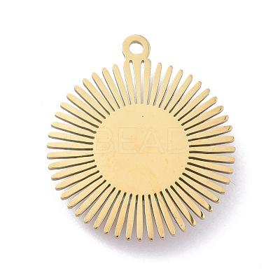 Ion Plating(IP) 304 Stainless Steel Pendants STAS-O150-17G-1