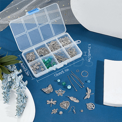 DIY Butterfly Dragonfly Earring Making Kits DIY-SC0020-38-1
