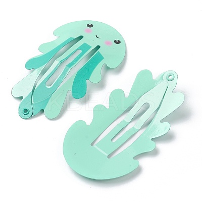 Baking Paint Iron Snap Hair Clips PHAR-B0002-26B-1