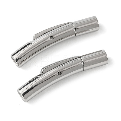 Tarnish Resistant 316 Surgical Stainless Steel Bayonet Clasps LS-STAS-I013-3mm-1
