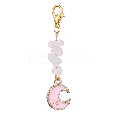 3Pcs 3 Styles Alloy Enamel Pendants Decoraiton HJEW-JM01655-1