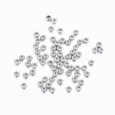 Tarnish Resistant 304 Stainless Steel Spacer Beads STAS-H376-37-1