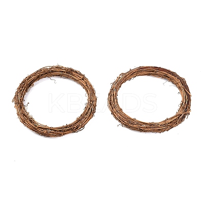 Circle Shape Rattan Vine Branch Wreath Hoop LS-DIY-B022-01E-1