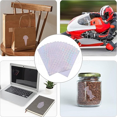 OPP Plastic Transparent Holographic Lamination Sheets DIY-AR0002-20-1
