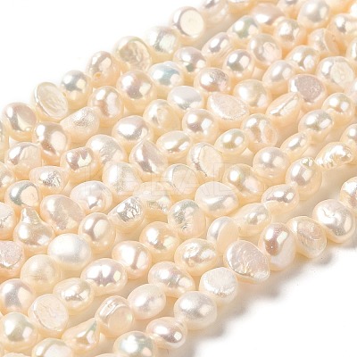 Natural Keshi Pearl Beads Strands PEAR-E017-28-1