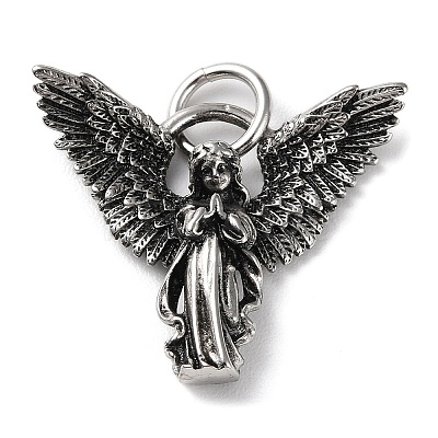Ion Plating(IP) 304 Stainless Steel Pendants STAS-D067-01AS-1