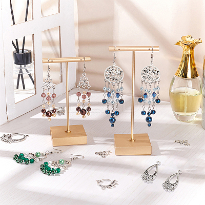 48Pcs 12 Styles Alloy Links PALLOY-SC0003-61AS-1