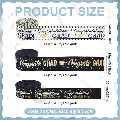 Gold Stamping Polyester Printed Ribbon OCOR-PH0004-91C-1