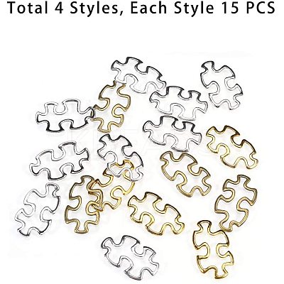 Tibetan Style Alloy Linking Rings TIBE-PH0004-89-1