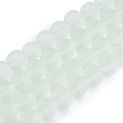 Baking Paint Transparent Glass Bead Strands X-GLAA-S031-6mm-29-1