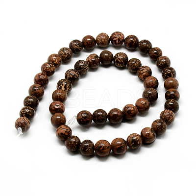 Natural Starburst Jasper Beads Strands X-G-Q462-51-6mm-1
