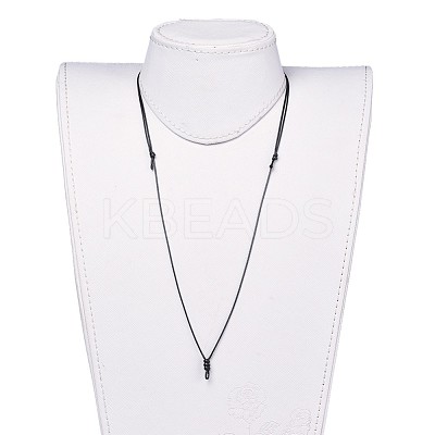 Adjustable Korean Waxed Polyester Cord Necklace Making AJEW-JB00493-01-1