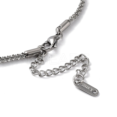 Non-Tarnish 304 Stainless Steel Spike Link Chain Necklace NJEW-D045-06P-1