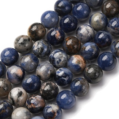Natural Sodalite Beads Strands G-D481-12B-1
